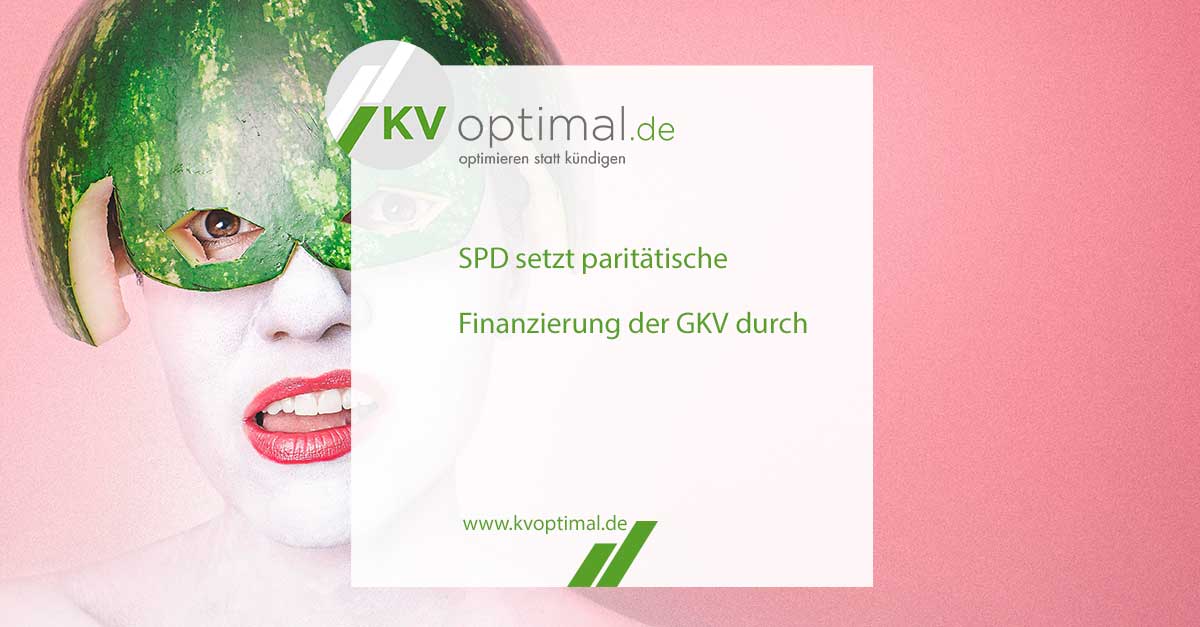 SPD setzt paritätische Finanzierung der GKV durch
