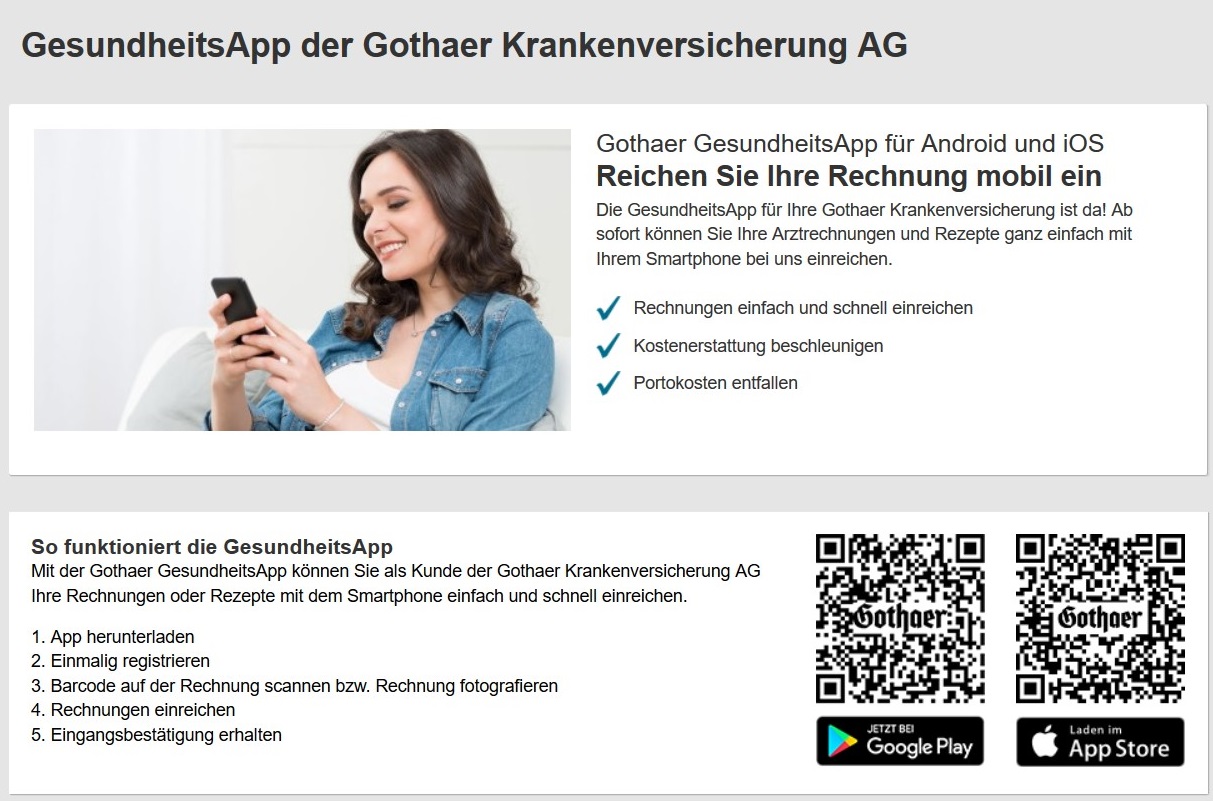 Gothaer Gesundheits-App