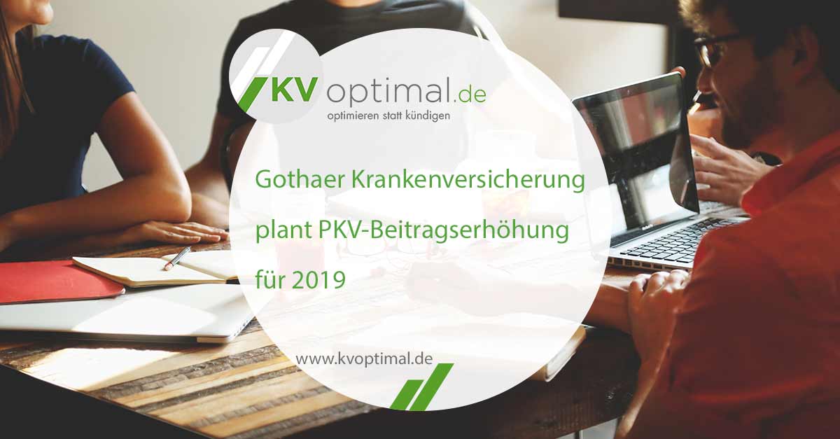 Gothaer Krankenversicherung plant PKV-Beitragserhöhung für 2019