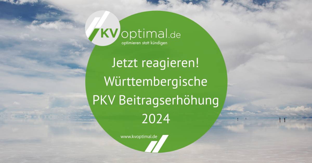 Jetzt reagieren: Württembergische Beitragserhöhung 2024