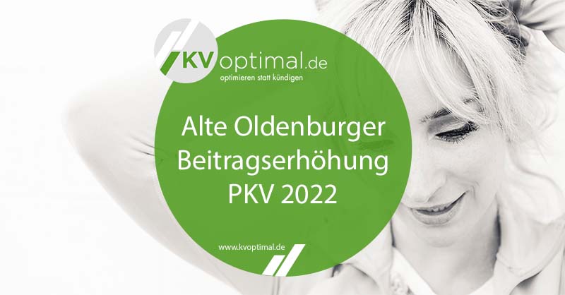 PKV Beitragsanpassung Alte Oldenburger Krankenversicherung 2022