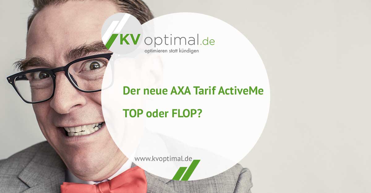 Neuer AXA Tarif: ActiveMe 2019